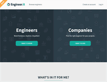 Tablet Screenshot of engineer.it